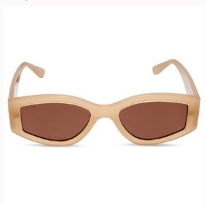 Diff Eyewear Beige Sunglasses